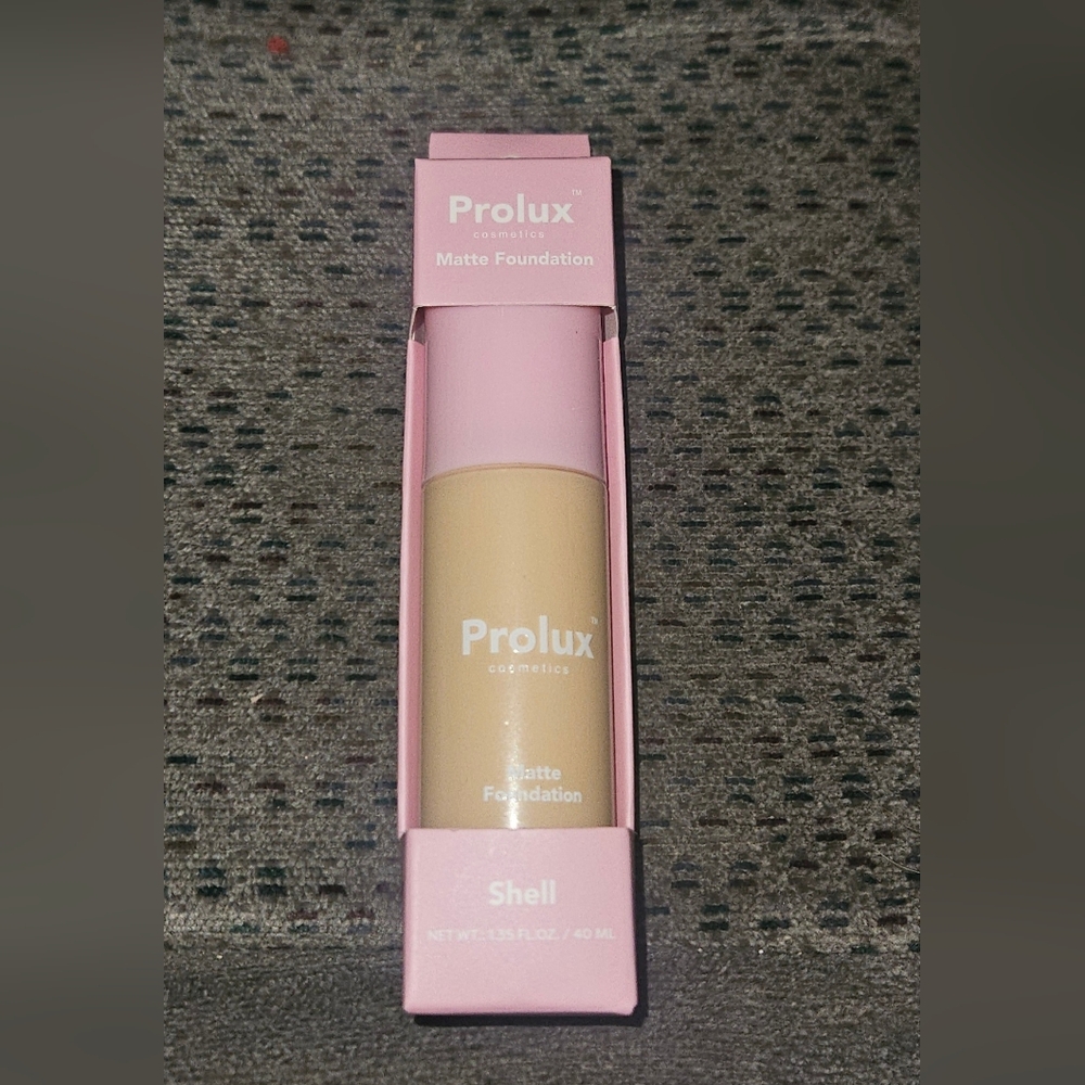 Prolux Cosmetics Matte Foundation In Shell 1.35fl Oz / 40ml BNIB